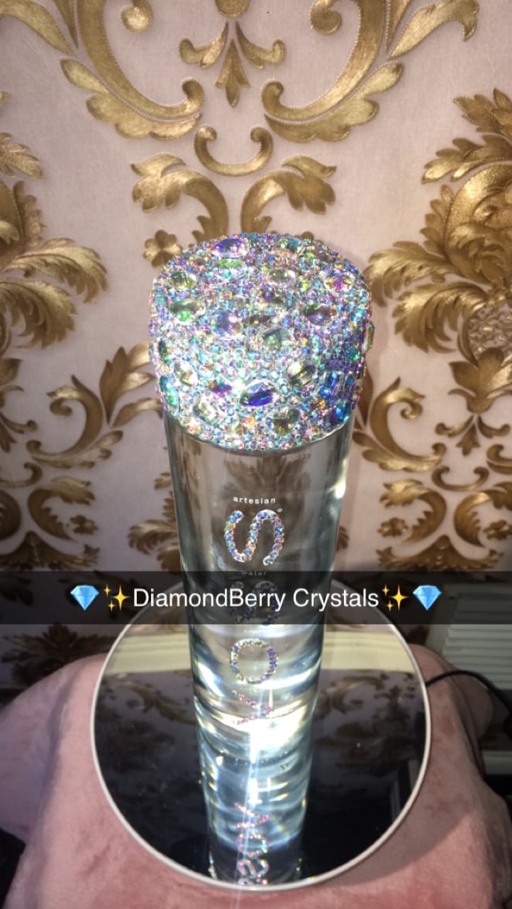 Image of Bling V water bottle