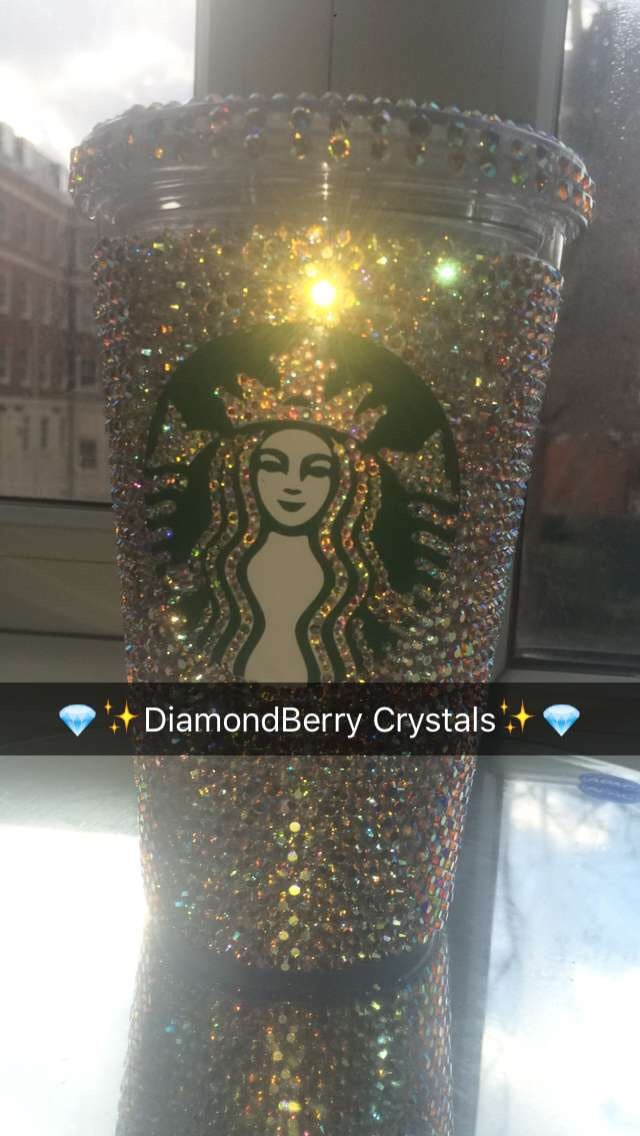 Image of Bling plastic tumbler cup 16oz