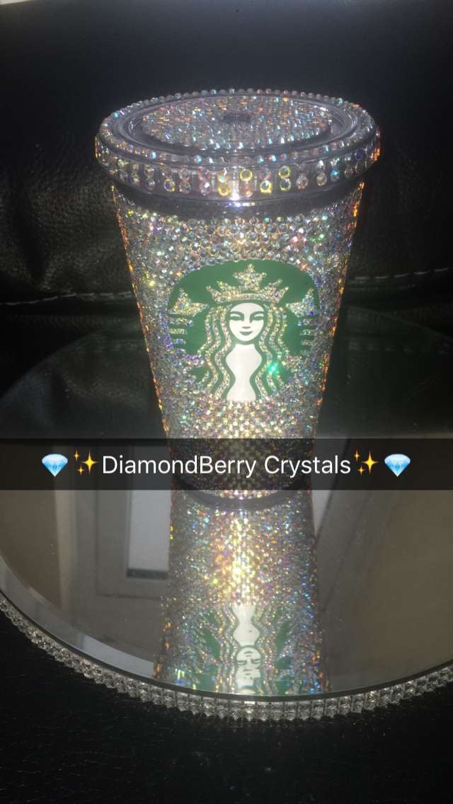 Image of Bling plastic tumbler cup 16oz
