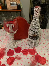 Image 1 of Glam bottle and glass