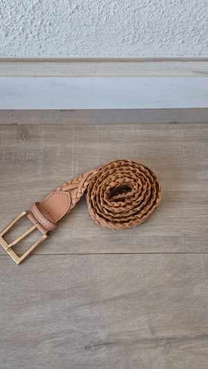 Image of Wagon Plait Belt. Nude. By Holiday Trading and Co.