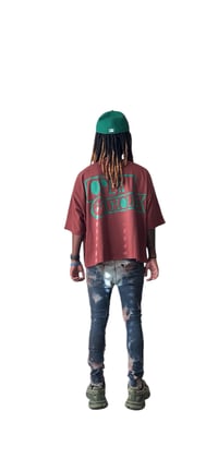 Image 5 of Drop Shoulder Road Runner Tee (Rust)