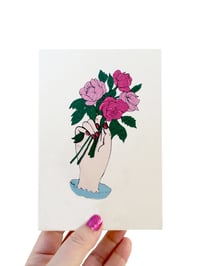 Image 1 of Roses in Hand Card