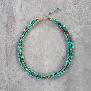 Turquoise Confetti Necklace