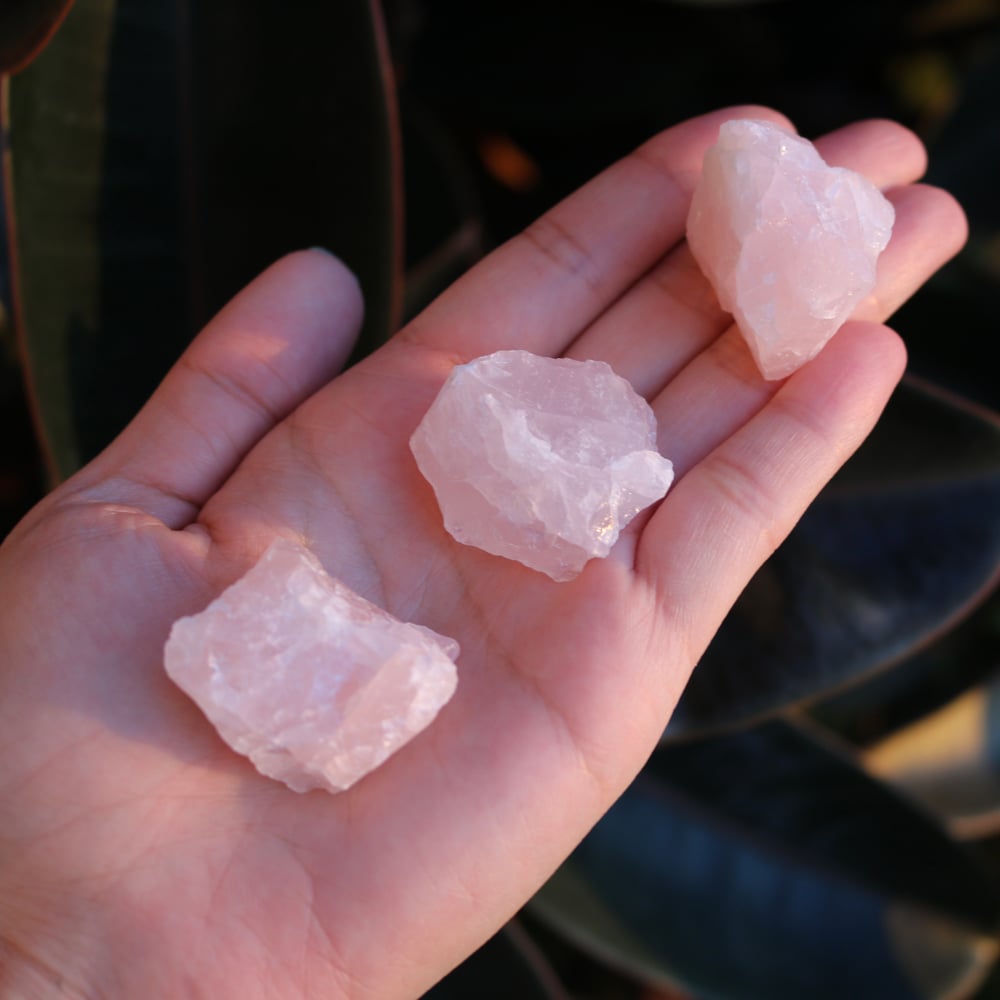 Image of Raw Rose Quartz Crystal