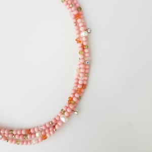Coral Confetti Necklace