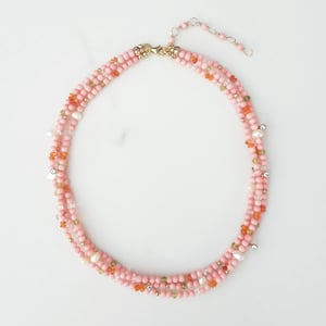 Coral Confetti Necklace