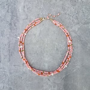 Coral Confetti Necklace