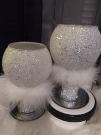 Image 1 of "Snowy Nights" Candleholders