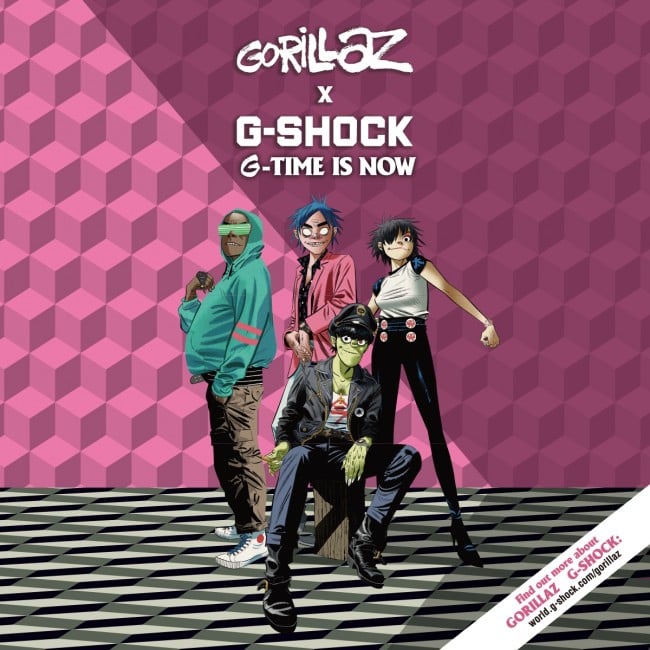 G-SHOCK X GORILLAZ - NOW NOW | rapgdz