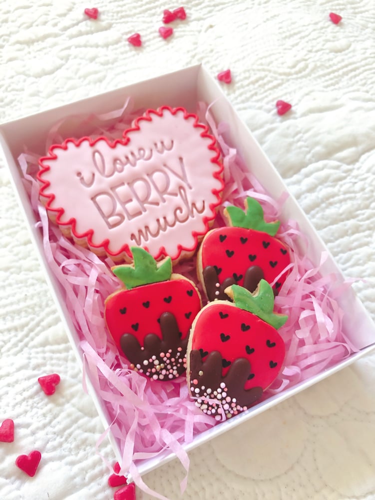 Image of Cookies - I LOVE YOU BERRY MUCH 