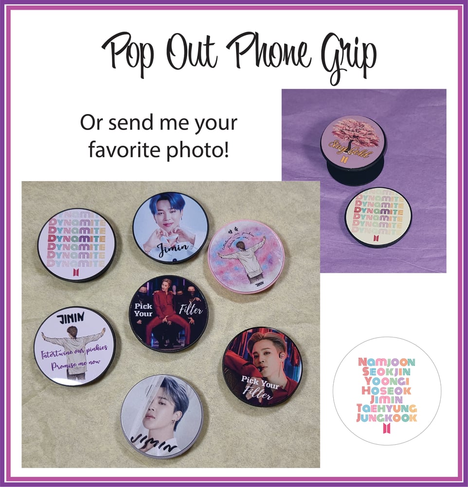 Image of Custom Phone Grip/BTS Phone Grip