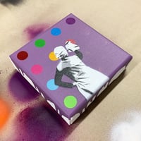 Image 2 of "Spot Remover" Mini Canvas (purple) 1/1 on 15x15cm Deep Edge Canvas