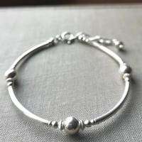 Image 5 of Sterling silver bangle bracelet