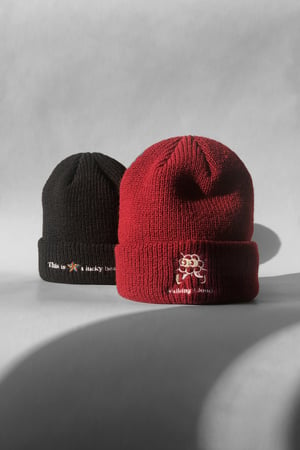 Image of "This is a Lucky Beanie." Embroidery Beanie