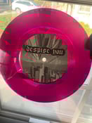 Image of despise you / coke bust - clear purple 7”