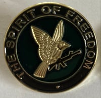 Image 1 of Spirit of freedom soft enamel pin
