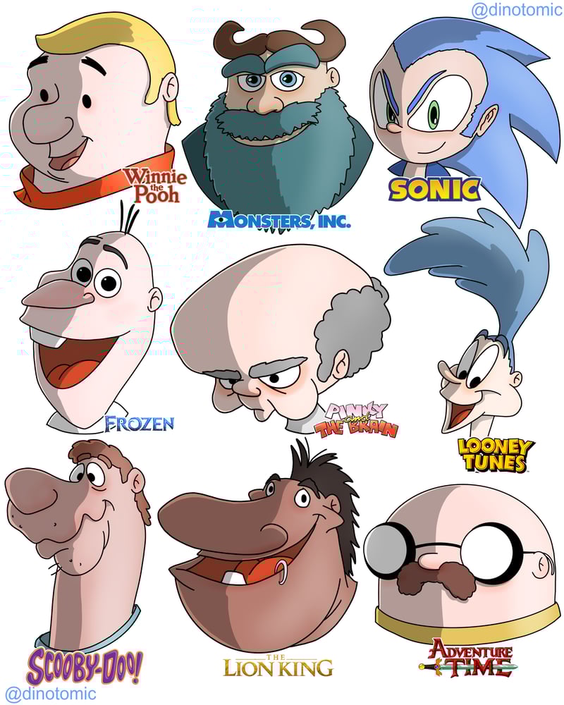 Image of #293 Cartoons turned Human