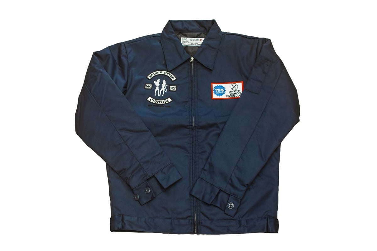 Tfg Navy Mechanic Jacket The Fitted Gallery