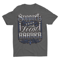 Image 2 of Support Local Barber T-Shirt