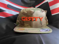 Image 1 of CAMO W/ORA FONT SNAPBACK