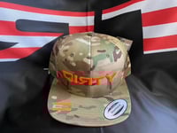Image 2 of CAMO W/ORA FONT SNAPBACK