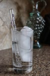 Short Cocktail/Bar Glass Straw Sets