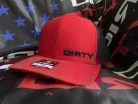 Image 1 of RED SNAPBACK CURVED BILL