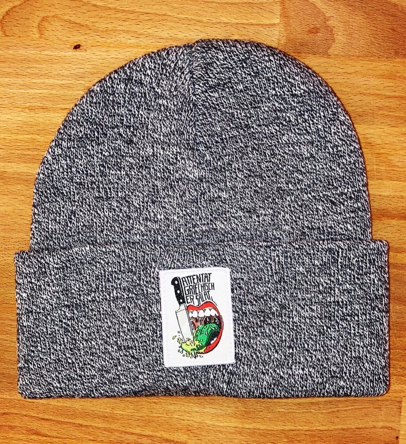 Image of Attentat Support your local Gastro Beanie in heathergrey!