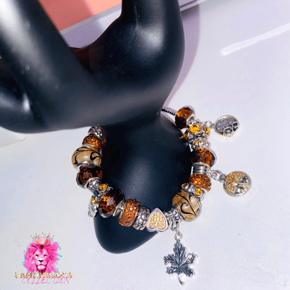 Brown pandora discount bracelet