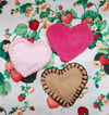 Valentines Day Heart Cookie Hairclips 