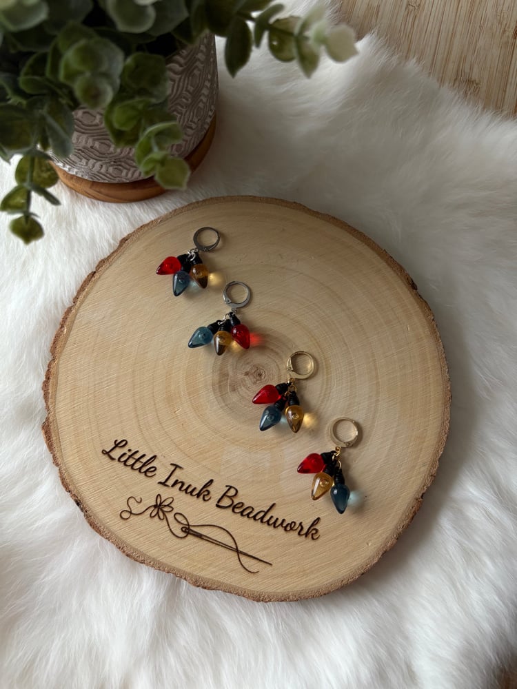 Image of Christmas Light Earrings