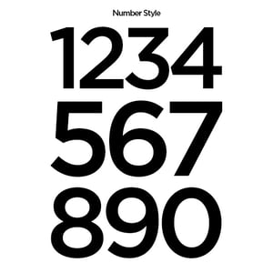 Image of RACING DISC 370 PLUS NUMBER - 1 X SAN SERIF STYLE