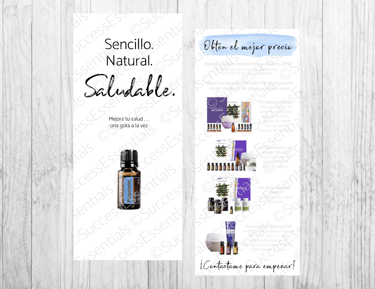 Mexico Spanish Trifold Peppermint Success Essentials