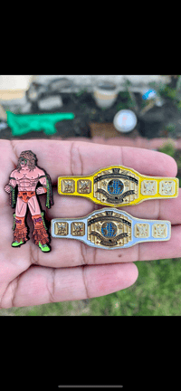 Image 3 of Ultimate warrior pin belt set 