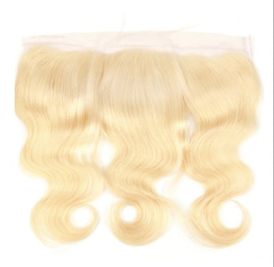 Image of 613 BLONDE TRANSPARENT LACE FRONTAL 13x4