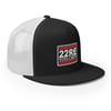 22RE Flat Bill Trucker Cap