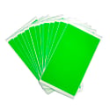 Free Shipping Worldwide Blank Fluorescent Green Eggshell Stickers 50/100/200pcs