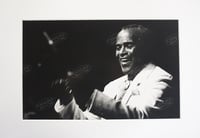 Image 1 of JON HENDRICKS @ Catalina Jazz Club, Hollywood (B&W, circa 1980's) | Limited Edition Photography