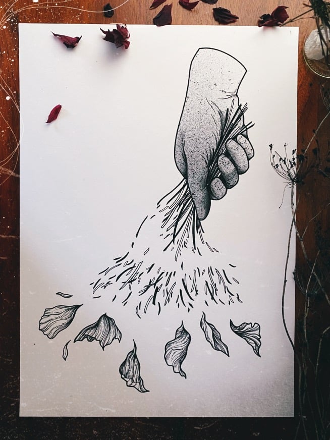 Image of Left Unspoken Print
