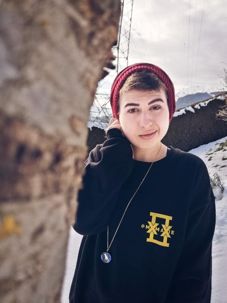 Image of 'Gemini' Yellow Logo Unisex Sweatshirt