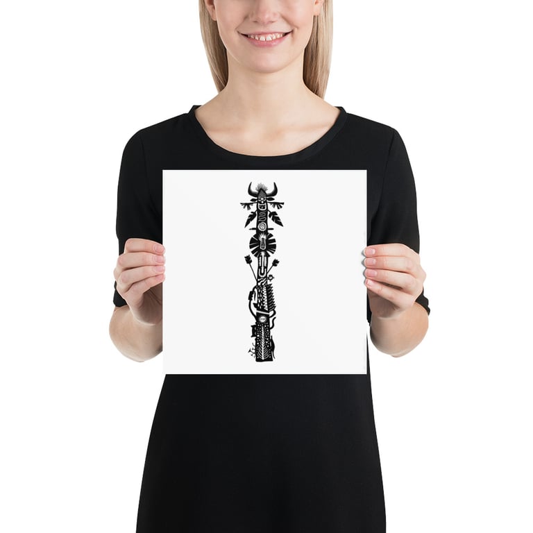 Totem Pole Graphic Image 5