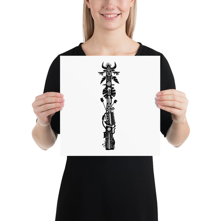 Totem Pole Graphic Image 4