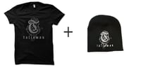 Talisman -Bundle Silver logo T-shirt + Embroidered Logo Beanie Hat