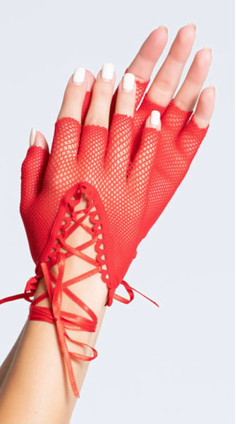 Image of Fishnet Gloves