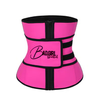 Pink one strap latex waist Trainer