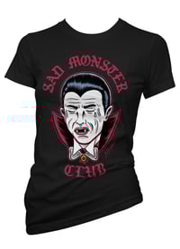 Image 1 of Woman's Dracula Sad Monster Club T-shirt 