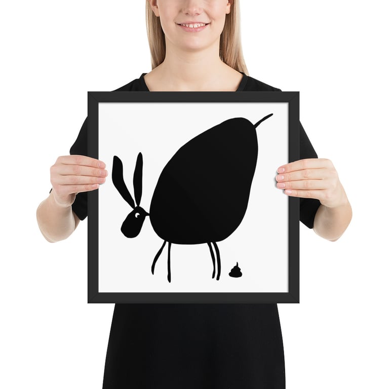 Poop - Framed poster