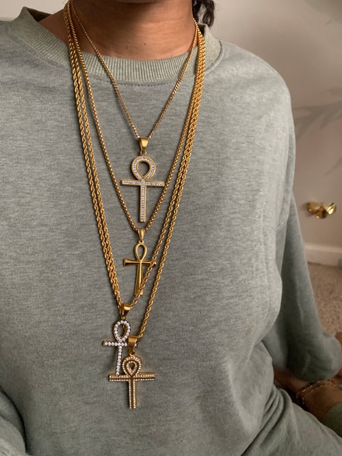 Image of IFE • CZ Ankh Necklace