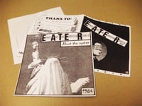 Image of E.A.T.E.R. "Abort The System" 7" E.P. on Hardcore survives.